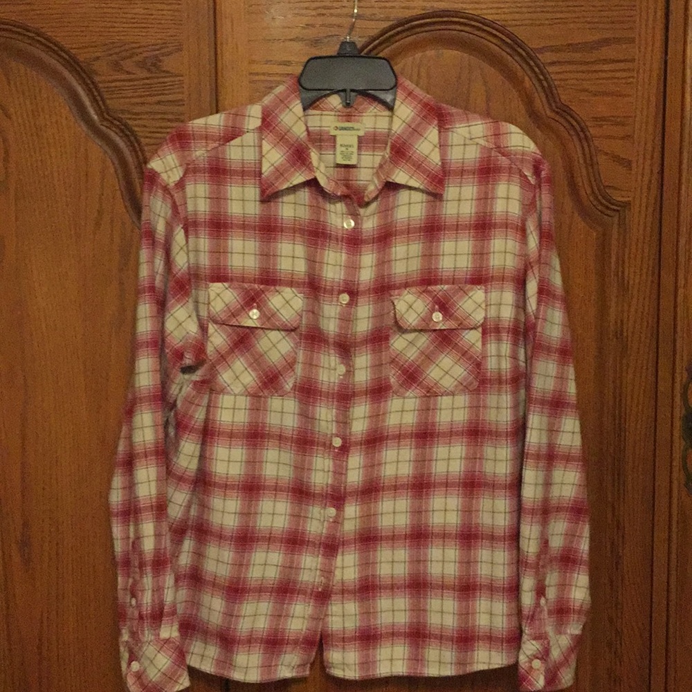Plaid cotton shirt